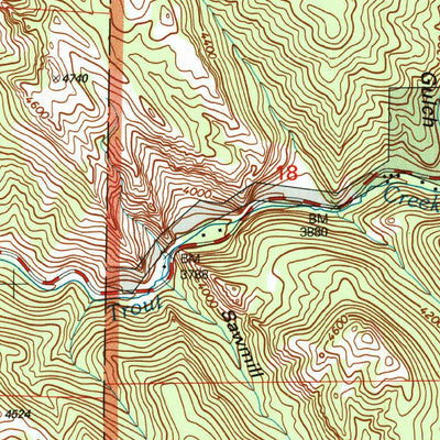 United States Geological Survey Hauser Lake, MT (2001, 24000-Scale) digital map