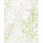 United States Geological Survey Haushar Ranch, WY (1950, 24000-Scale) digital map
