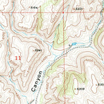 United States Geological Survey Haushar Ranch, WY (1950, 24000-Scale) digital map