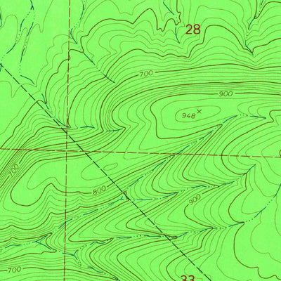 United States Geological Survey Havana, AR (1966, 24000-Scale) digital map