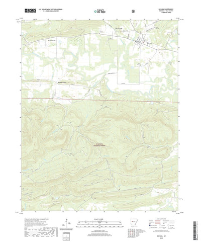 United States Geological Survey Havana, AR (2020, 24000-Scale) digital map