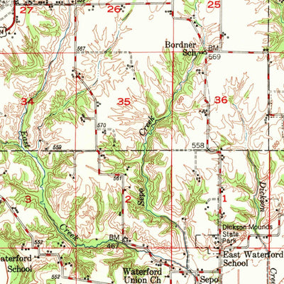 United States Geological Survey Havana, IL (1949, 62500-Scale) digital map