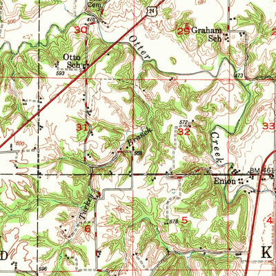 United States Geological Survey Havana, IL (1949, 62500-Scale) digital map
