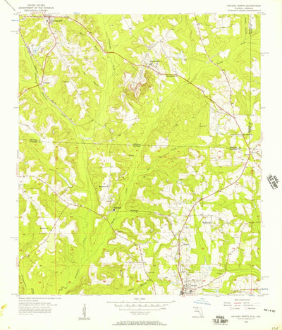 United States Geological Survey Havana North, FL-GA (1956, 24000-Scale) digital map