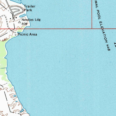 United States Geological Survey Havasu Lake, CA-AZ (1970, 24000-Scale) digital map