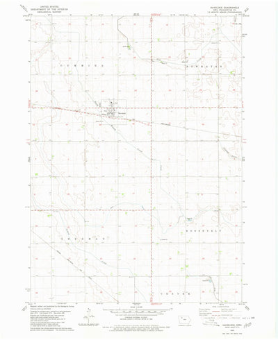 United States Geological Survey Havelock, IA (1980, 24000-Scale) digital map