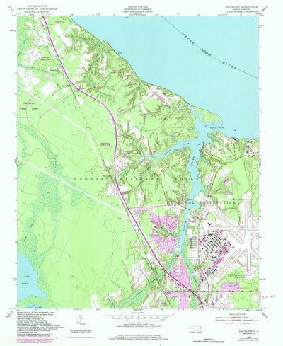 United States Geological Survey Havelock, NC (1949, 24000-Scale) digital map
