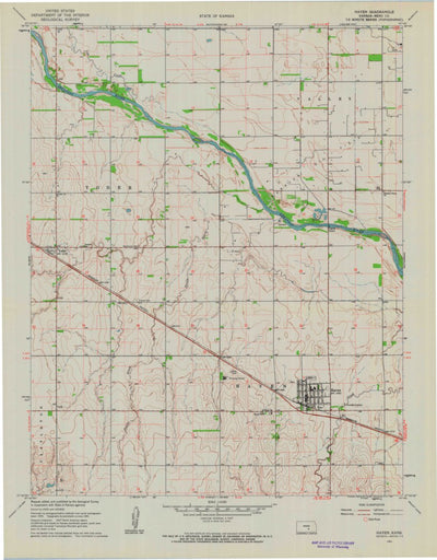 United States Geological Survey Haven, KS (1961, 24000-Scale) digital map