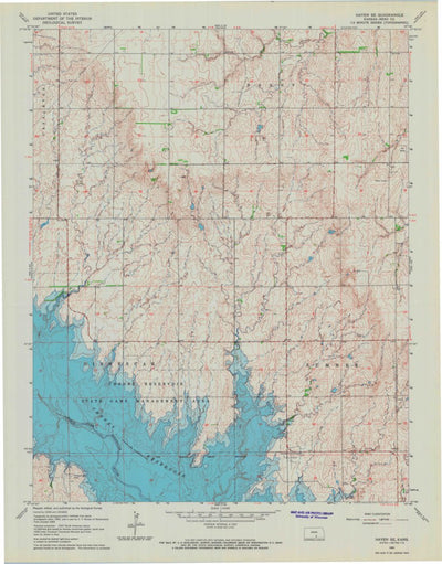 United States Geological Survey Haven SE, KS (1965, 24000-Scale) digital map