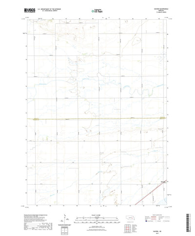 United States Geological Survey Havens, NE (2021, 24000-Scale) digital map