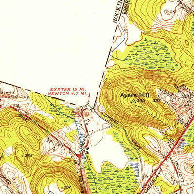 United States Geological Survey Haverhill, MA-NH (1952, 31680-Scale) digital map