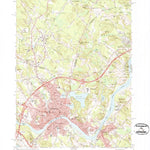 United States Geological Survey Haverhill, MA-NH (1972, 24000-Scale) digital map
