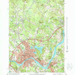 United States Geological Survey Haverhill, MA-NH (1972, 25000-Scale) digital map