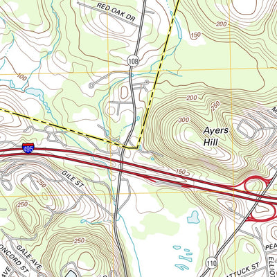United States Geological Survey Haverhill, MA-NH (2012, 24000-Scale) digital map