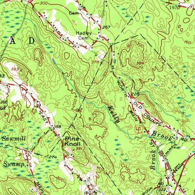 United States Geological Survey Haverhill, NH-MA (1956, 62500-Scale) digital map