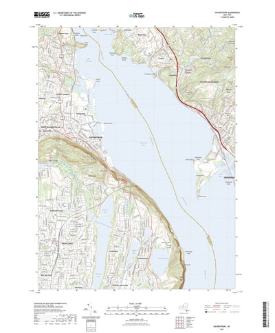 United States Geological Survey Haverstraw, NY (2023, 24000-Scale) digital map