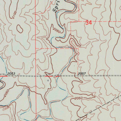 United States Geological Survey Haviland, KS (1968, 24000-Scale) digital map