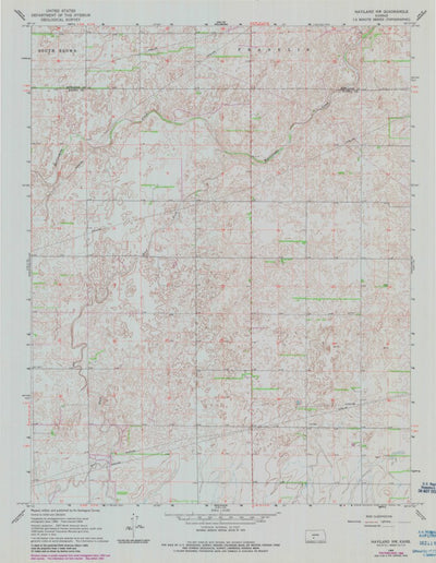 United States Geological Survey Haviland NW, KS (1968, 24000-Scale) digital map