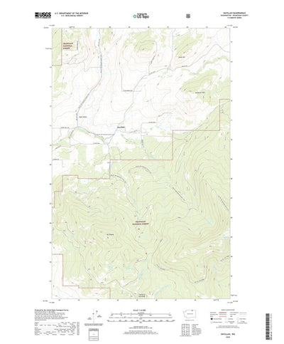 United States Geological Survey Havillah, WA (2020, 24000-Scale) digital map