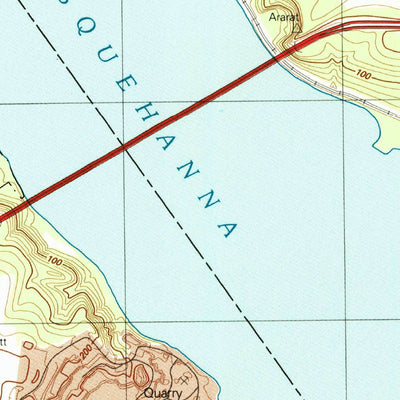 United States Geological Survey Havre De Grace, MD (1992, 24000-Scale) digital map
