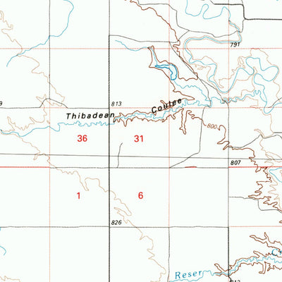 United States Geological Survey Havre, MT (1984, 100000-Scale) digital map