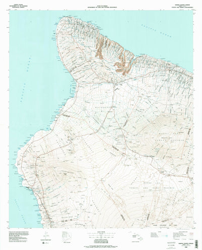 United States Geological Survey Hawaii 1 Of 3, HI (1980, 100000-Scale) digital map