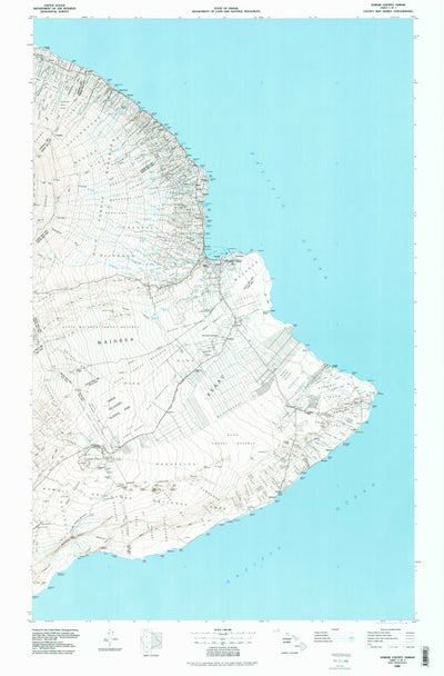United States Geological Survey Hawaii 2 Of 3, HI (1980, 100000-Scale) digital map