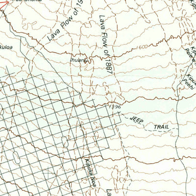 United States Geological Survey Hawaii 3 Of 3, HI (1980, 100000-Scale) digital map