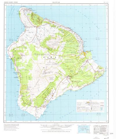 United States Geological Survey Hawaii, HI (1975, 250000-Scale) digital map