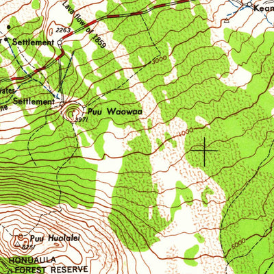 United States Geological Survey Hawaii North, HI (1961, 250000-Scale) digital map