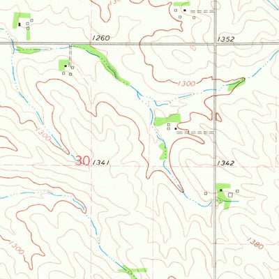 United States Geological Survey Hawarden South, IA-SD (1969, 24000-Scale) digital map