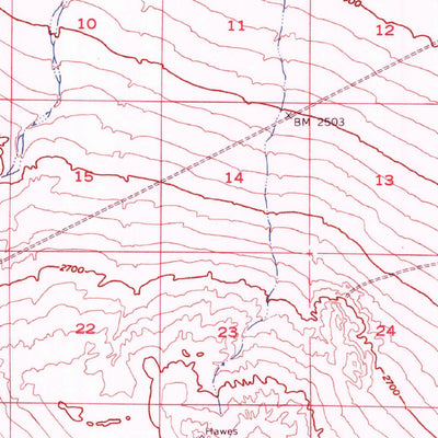 United States Geological Survey Hawes, CA (1956, 62500-Scale) digital map