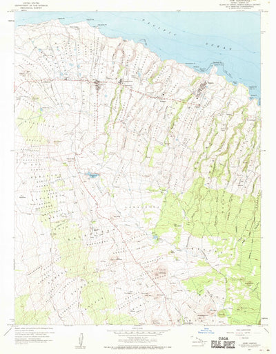United States Geological Survey Hawi, HI (1957, 24000-Scale) digital map
