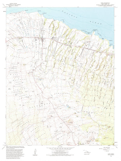 United States Geological Survey Hawi, HI (1982, 24000-Scale) digital map