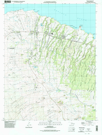 United States Geological Survey Hawi, HI (1995, 24000-Scale) digital map