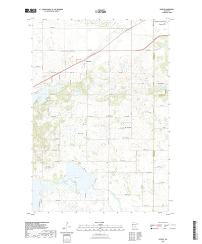 United States Geological Survey Hawick, MN (2022, 24000-Scale) digital map