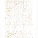 United States Geological Survey Hawk Coulee, MT (1969, 24000-Scale) digital map