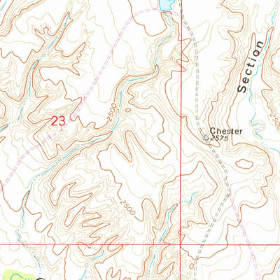 United States Geological Survey Hawk Coulee, MT (1969, 24000-Scale) digital map