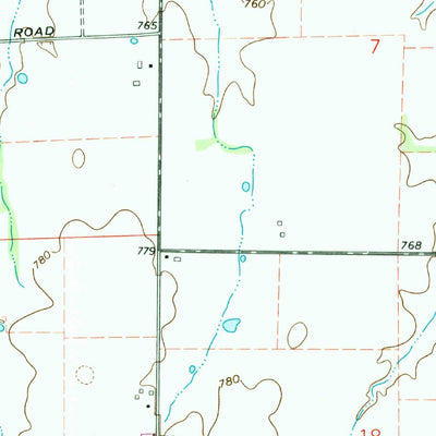 United States Geological Survey Hawk Point, MO (1973, 24000-Scale) digital map