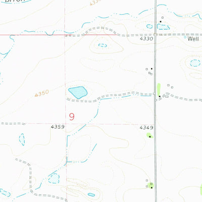 United States Geological Survey Hawk Springs, WY (1960, 24000-Scale) digital map