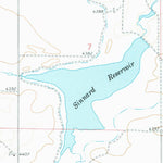 United States Geological Survey Hawk Springs, WY (1960, 24000-Scale) digital map