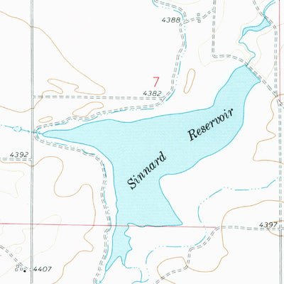 United States Geological Survey Hawk Springs, WY (1960, 24000-Scale) digital map