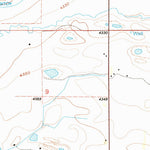 United States Geological Survey Hawk Springs, WY (1990, 24000-Scale) digital map