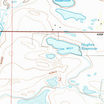 United States Geological Survey Hawk Springs, WY (1990, 24000-Scale) digital map