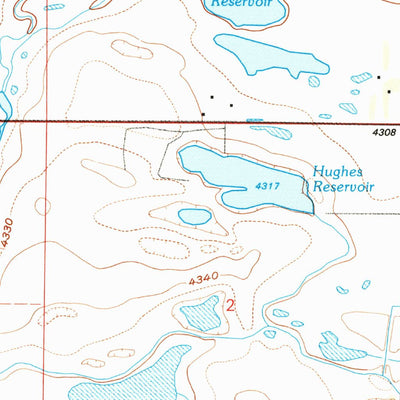 United States Geological Survey Hawk Springs, WY (1990, 24000-Scale) digital map