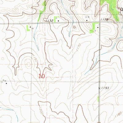 United States Geological Survey Hawkeye, IA (1981, 24000-Scale) digital map
