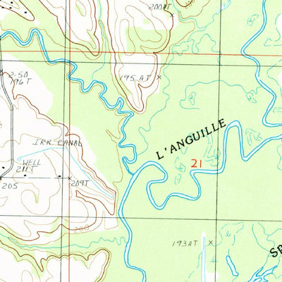 United States Geological Survey Hawkins, AR (1984, 24000-Scale) digital map