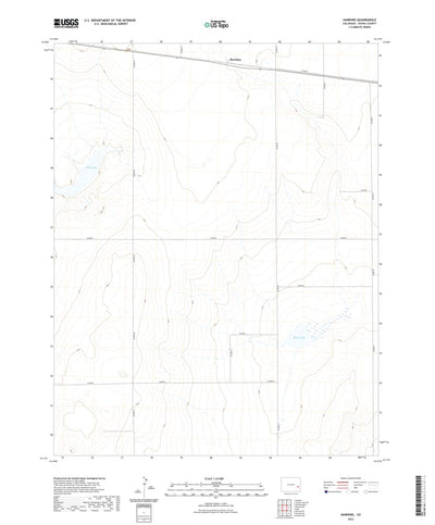 United States Geological Survey Hawkins, CO (2022, 24000-Scale) digital map