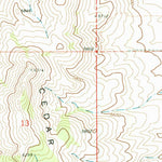 United States Geological Survey Hawkins, ID (1968, 24000-Scale) digital map