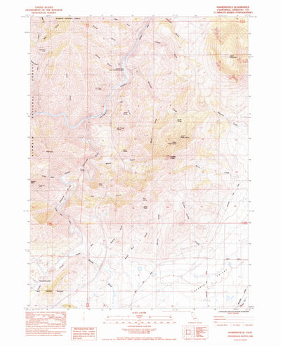 United States Geological Survey Hawkinsville, CA (1983, 24000-Scale) digital map
